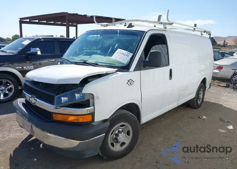 2017 Chevrolet Express 2500 Work Van из США, поврежденный, VIN 1GCWGAFF7H1117779